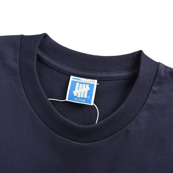 Undefeated Navy Blue Printed Short-Sleeved T-Shirt - Picture 3 of 6